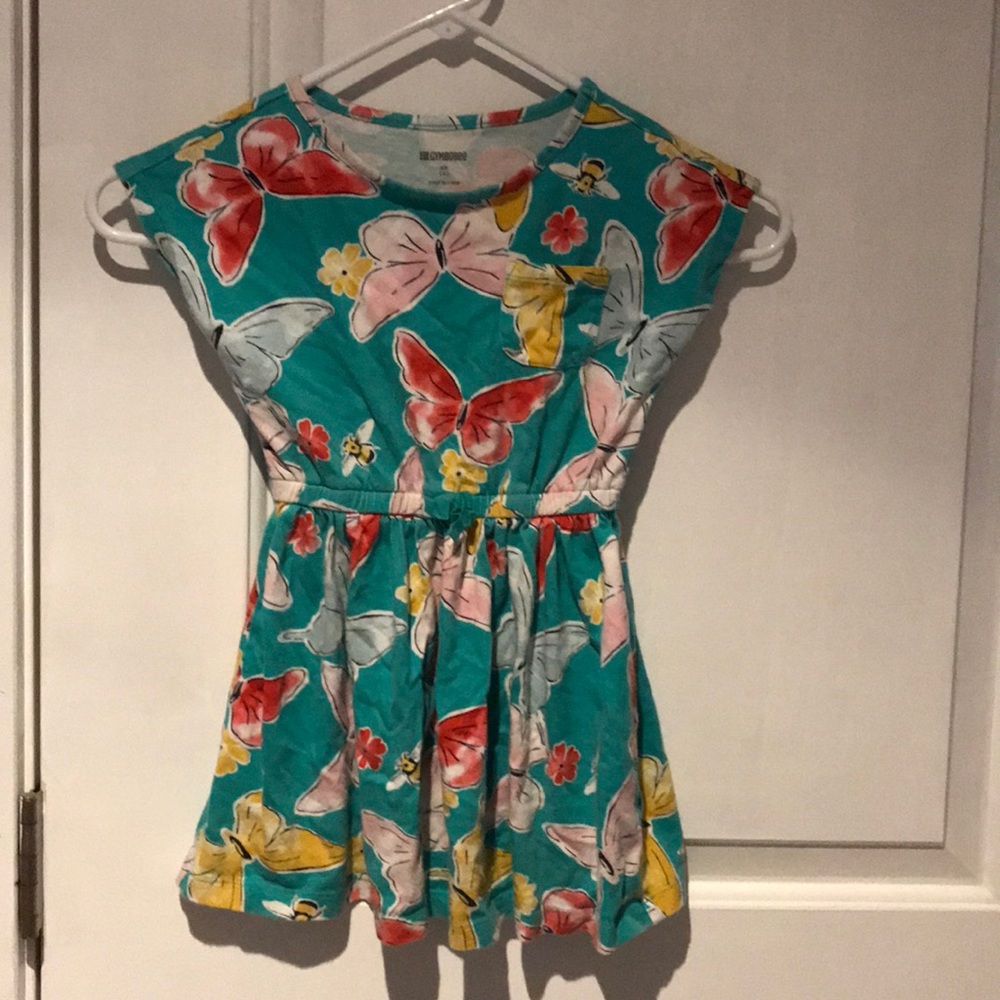 Gymboree Teal Butterfly Dress
